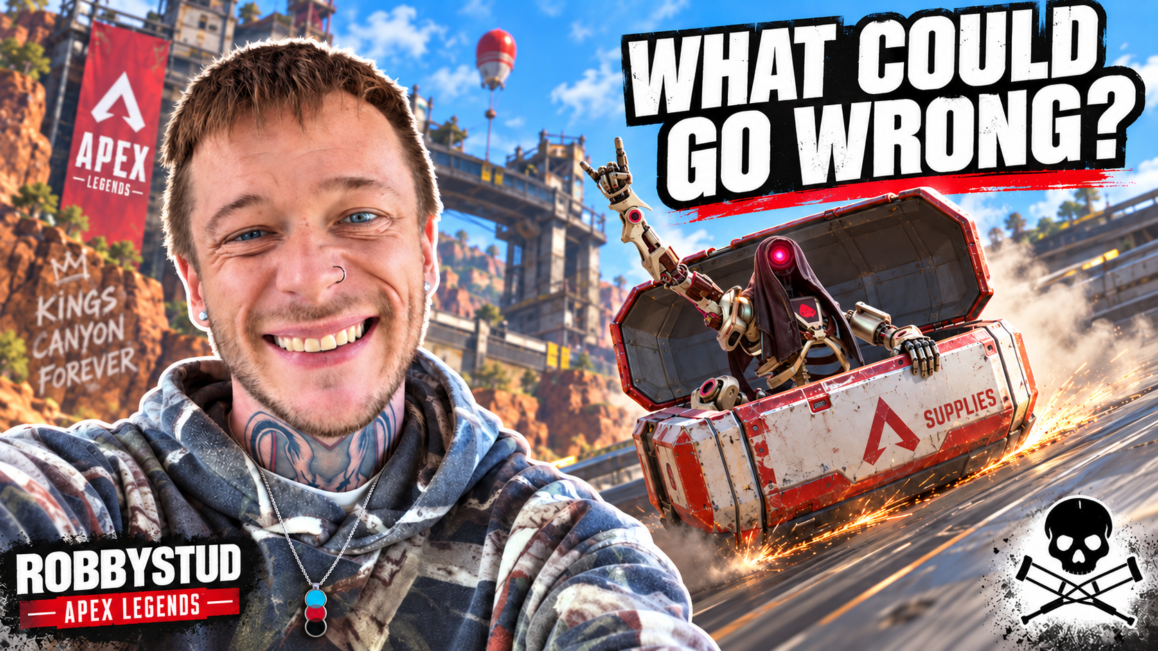 RobbyStud’s What Could Go Wrong Apex Legends comedy thumbnail